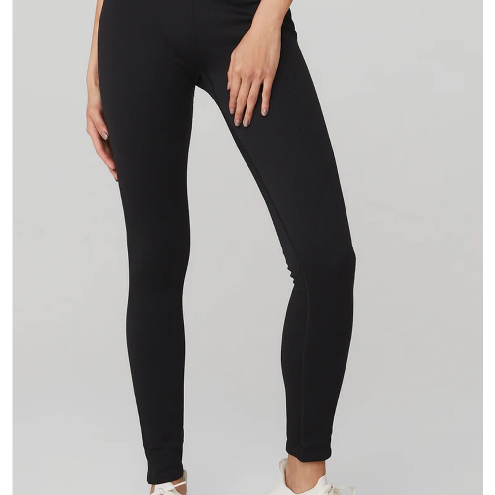 ALO Yoga Seamless High-Waist Ribbed Legging